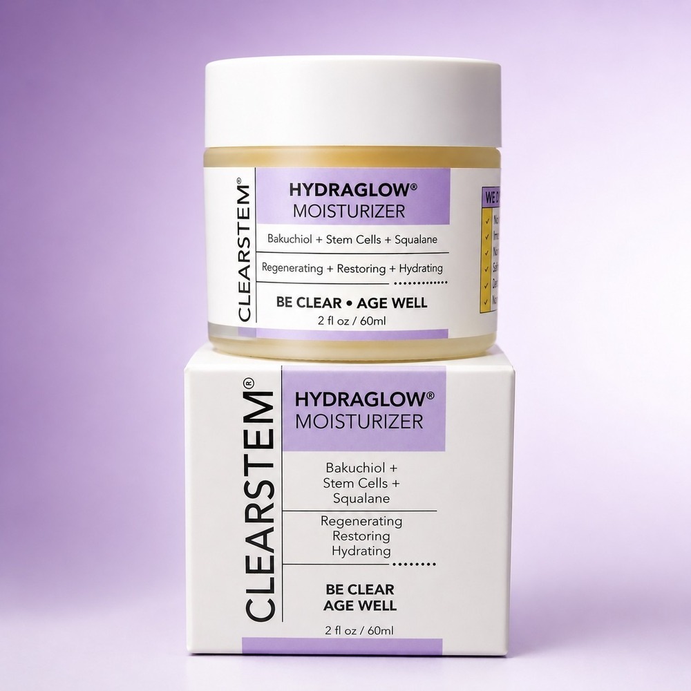 CLEARSTEM Skincare Hydraglow Stem Cell Moisturizer 2 fl oz New in Box